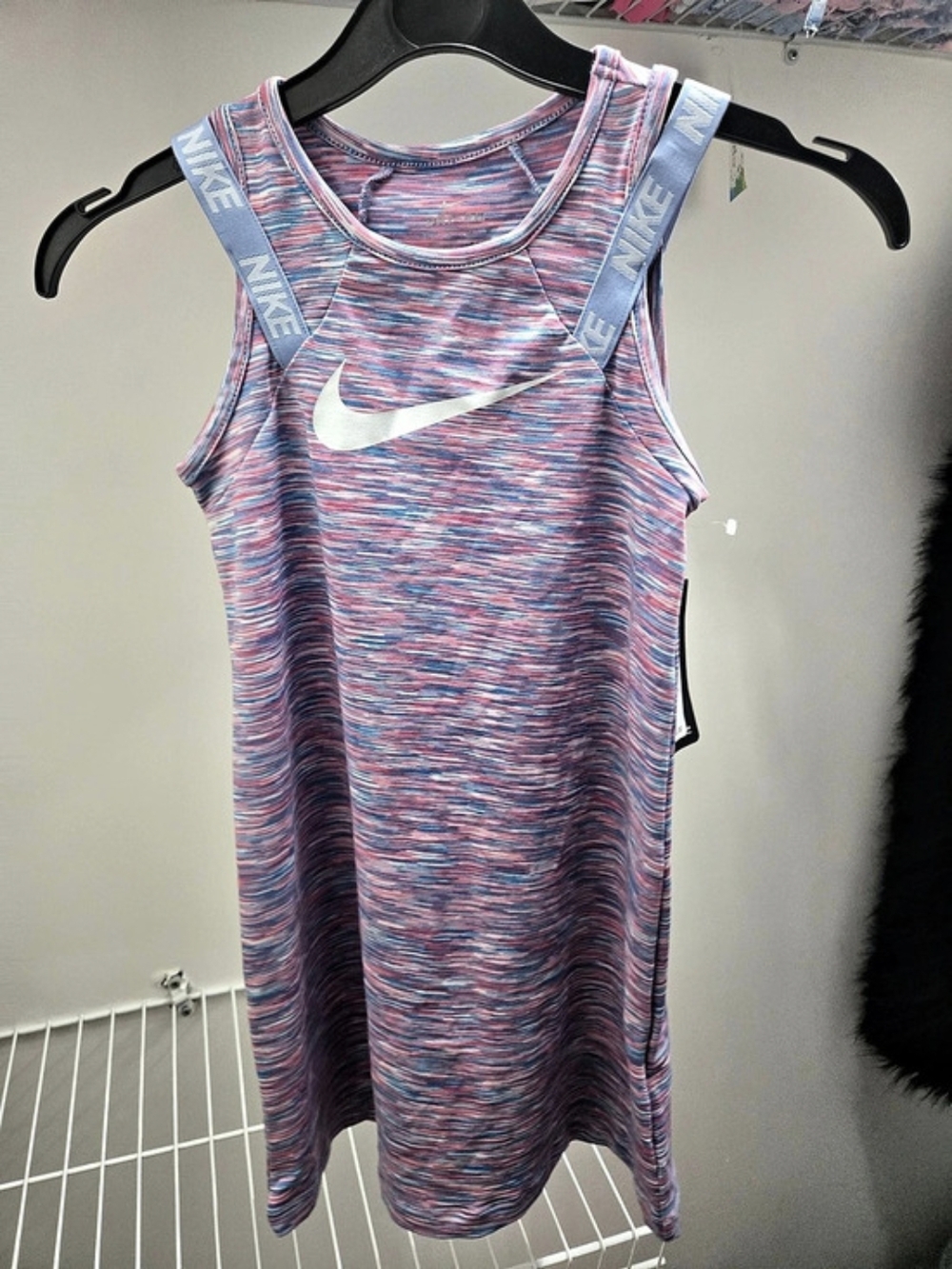 Nike Girls Abstract Tank Top Pink & Blue  NWT